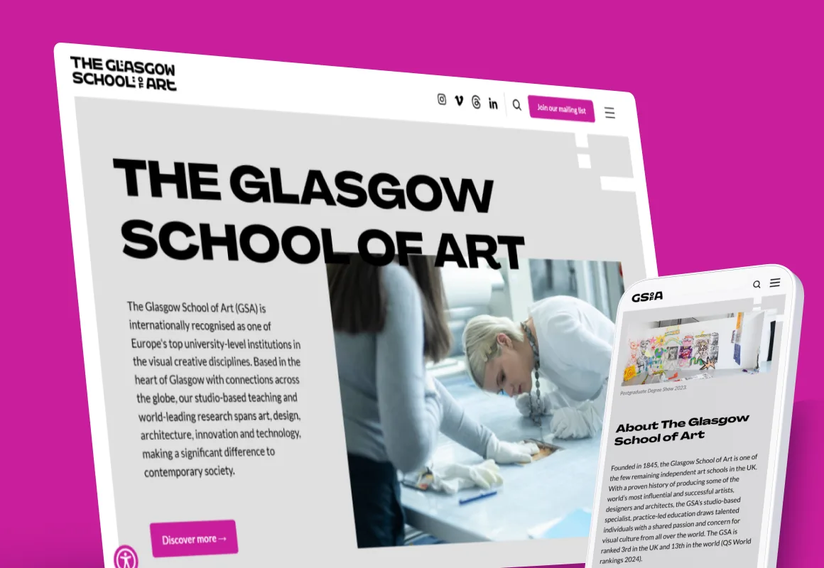 Creative education with Glasgow School of Art
