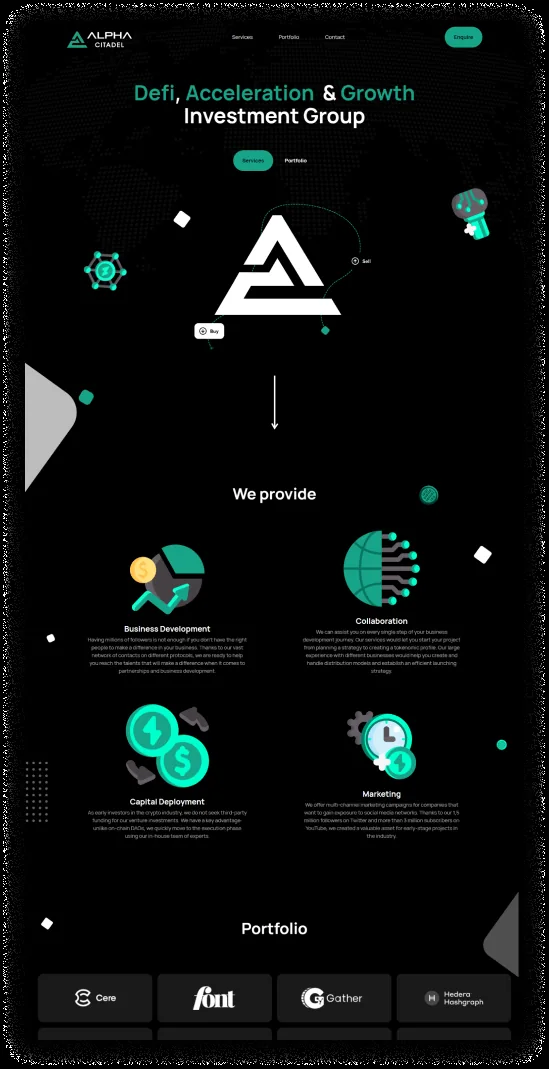 DeFi investment with Alpha Citadel Ventures