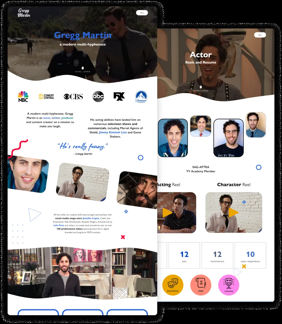 Gregg Martin comedy and content portfolio