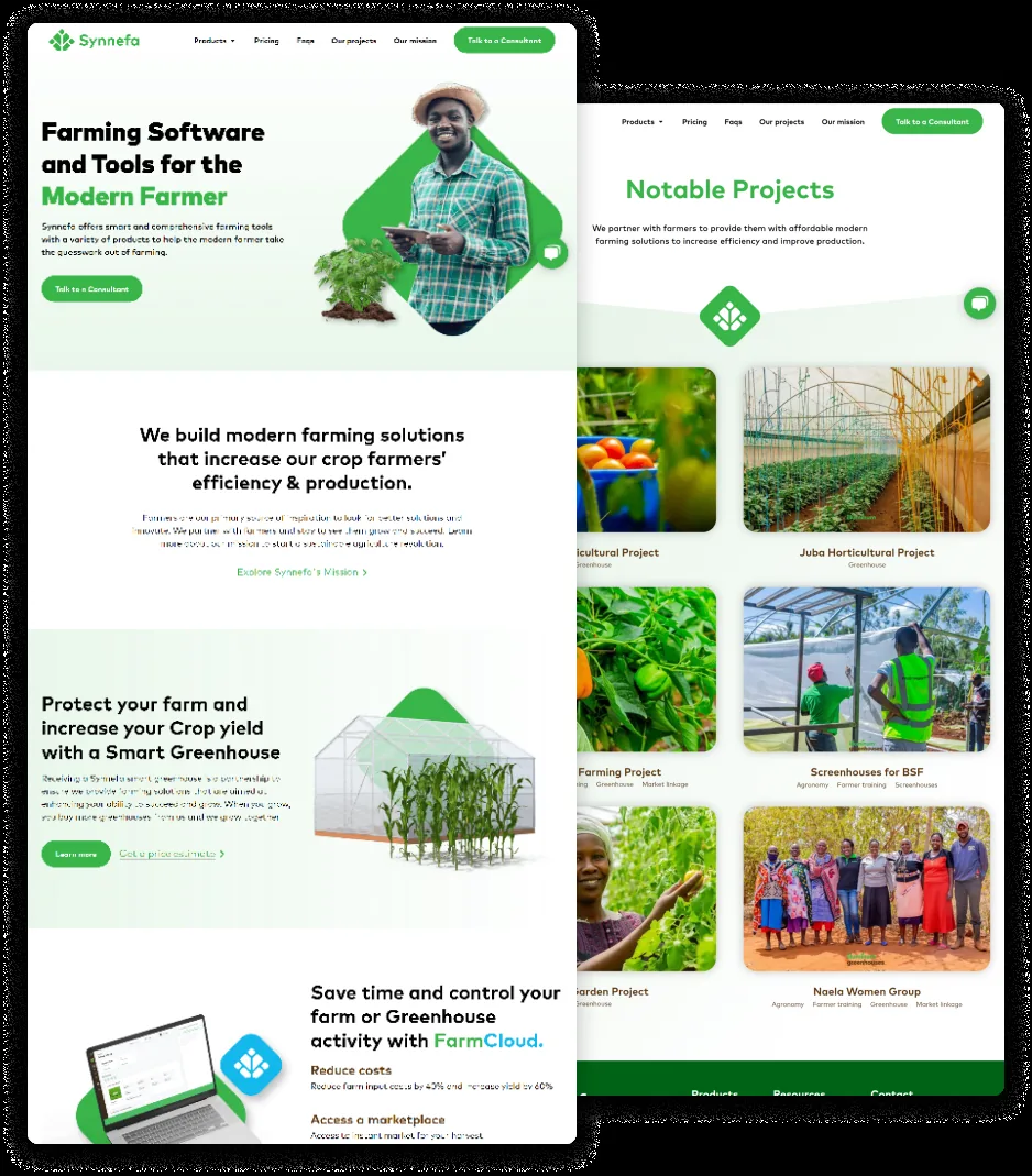Smart farming software with Synnefa